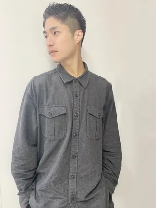 ショート メンズ Ash 中岡ゆうたのヘアスタイル