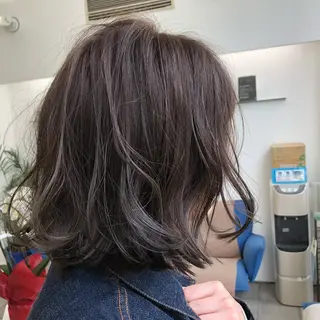 ミディアム カラー Lobec本山　吉村 勇樹のヘアスタイル