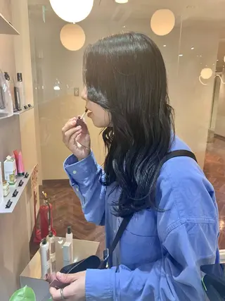 セミロング カラー 韓国ヘア🇰🇷/ 顔周り/松田光里のヘアスタイル