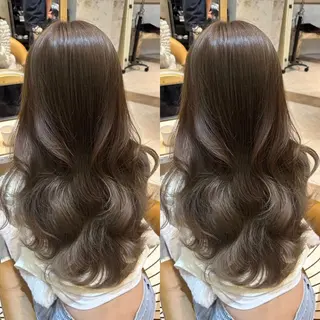 ミディアム 服部大地/ブリーチ 無しWカラー髪質改善のヘアスタイル