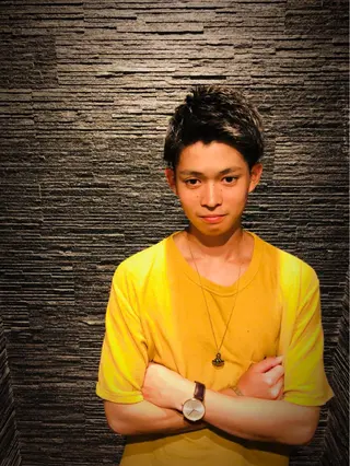 ショート パーマ メンズ 【24時まで営業✨】 吉本 成樹のヘアスタイル