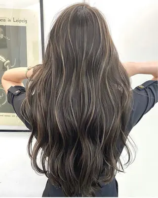 ロング カラー Ayuri🫧 Diar Blueのマツエク・マツパデザイン