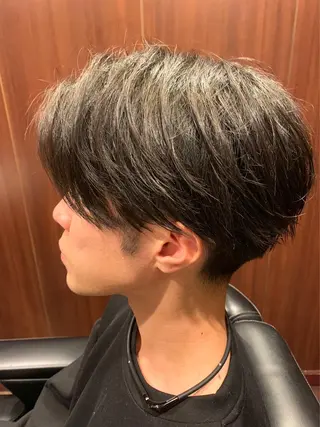 ミディアム ヒロ銀座　BARBER SHOP神楽坂店所属・松本 拓馬のヘアスタイル