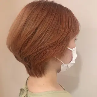 ショート カラー 似合わせ.ﾍｱｾｯﾄ 得意🌹井上美沙のヘアスタイル