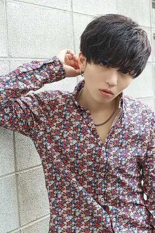 ショート メンズ 曲がる縮毛矯正 髪質改善/西尾 幸樹のヘアスタイル