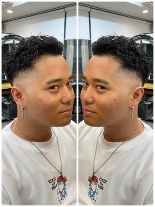 ショート パーマ メンズ 🐉『メンズ美容師』 吉田龍星🐉のヘアスタイル