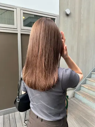 ロング カラー 似合わせレイヤー 海外風レイヤーmioのヘアスタイル