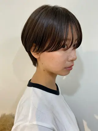 ショート カラー lab.by ioe中崎店所属・中北篤志 ショートボブのヘアスタイル