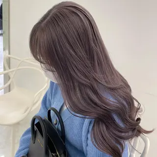ロング 淡色ラベンダー♡ ニーナ🎀🦙のヘアスタイル
