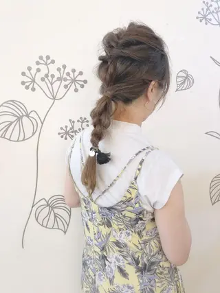 ロング ヘアアレンジ omocha hair salon所属・大嶋 伸吾のヘアスタイル