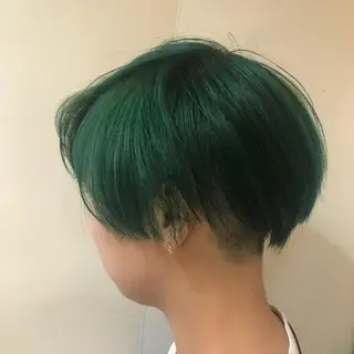 ショート カラー AOI✩⡱ y2kネイルのネイルデザイン