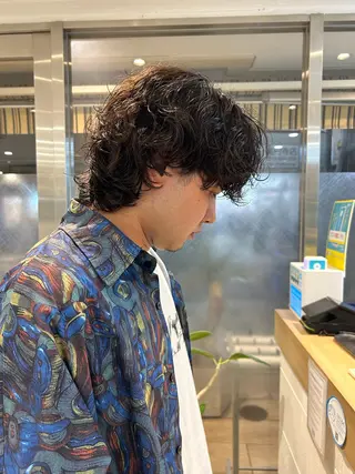 パーマ メンズ メンズ得意です💥 ハユカといいます❗️のヘアスタイル