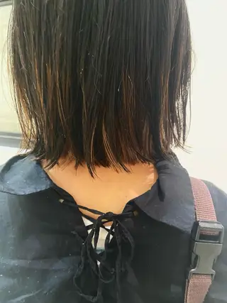 ミディアム 田中 あやなのヘアスタイル