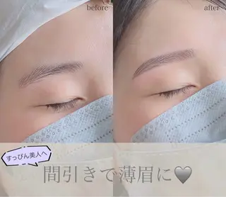 アイブロウ 眉毛&まつ毛👀 Minamiの眉毛・アイブロウイメージ