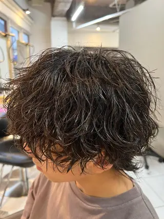 パーマ メンズ パーマ特化美容師 茂木広幸のヘアスタイル