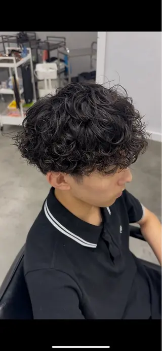 パーマ メンズ 加藤 拓海のヘアスタイル