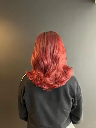 ミディアム カラー 🦋韓国ヘア 坂本 菜摘🦋のヘアスタイル