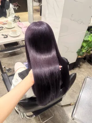 ロング カラー Lutia所属・mimi🩵ྀི 個性派カラー⑅ ⸝꙳のヘアスタイル