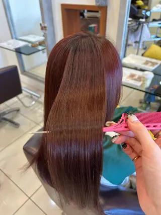 セミロング トップスタイリスト 林すずかのヘアスタイル