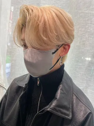 ミディアム メンズ メンズ/艶髪/カラー サクラ🌸のヘアスタイル