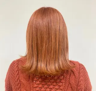 ミディアム カラー 透明感ハイトーン特化 /ケアブリーチ/莉駒のヘアスタイル