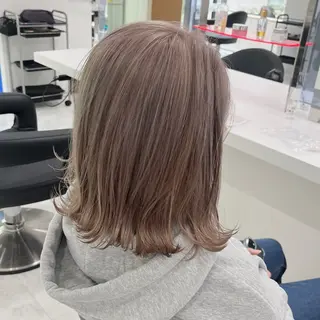 カラー 似合わせ💗透け感 💗うる艶カラー💗のヘアスタイル