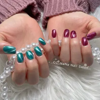 ネイル 💎CC・NaNa 韓国風ネイル🌙Cのネイルデザイン