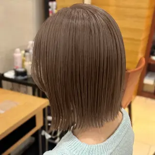 ミディアム ベージュ🧸/ボブ ダブルカラー/このかのヘアスタイル