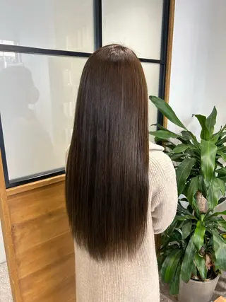 ロング カラー やなぎさわ はるなのヘアスタイル