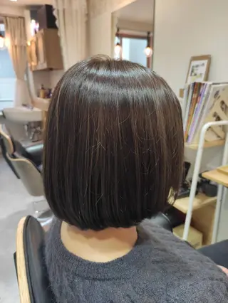 ショート カラー ヘアーサロン クローバー綱島店のヘアスタイル
