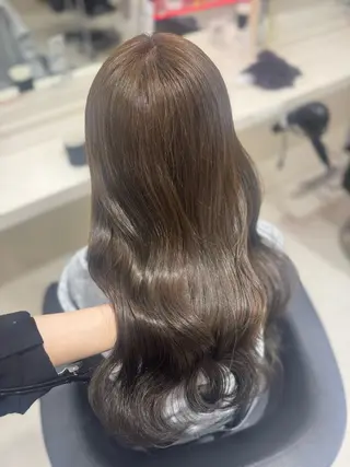 ロング カラー 🤍韓国大人っぽ ベージュMAI🤍のヘアスタイル