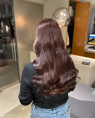 ロング カラー 頼金 愛海のヘアスタイル