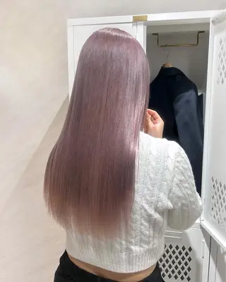 ロング カラー 🌷横浜/レイヤー /艶カラー🌷のヘアスタイル