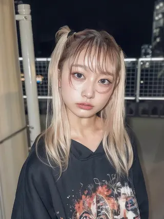 セミロング Moana二俣川店所属・🔱ハイトーン🔱 当日予約⭕️のヘアスタイル