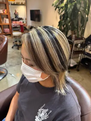 カラー 中嶋 莉子のヘアスタイル
