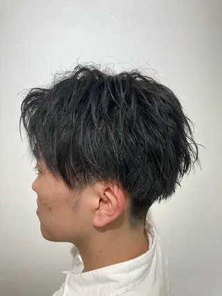 ショート メンズ HUES（ヒューズ）所属・無料カットモデル✂️ 城下竜二のヘアスタイル