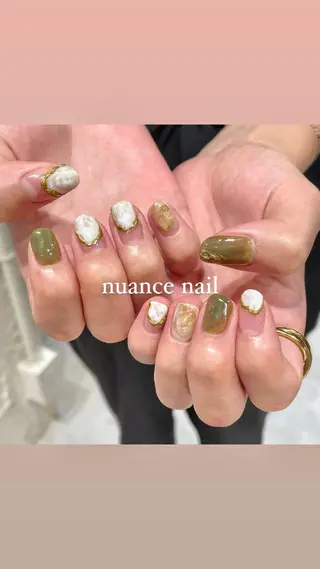 ネイル 淡色ネイル 🎀moeのネイルデザイン