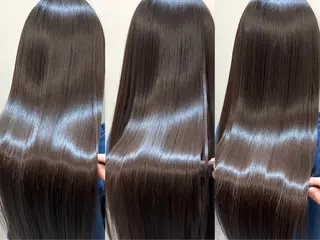 ロング カラー ヘアアレンジ キッズ 関内　髪質改善　特化 re:Magoのヘアスタイル