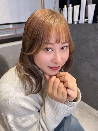 カラー TOMONA👑 GiseL梅田店のヘアスタイル