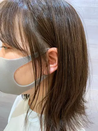 セミロング カラー enn to yuu所属・髪質改善&自分改革 ♡KURENAのヘアスタイル