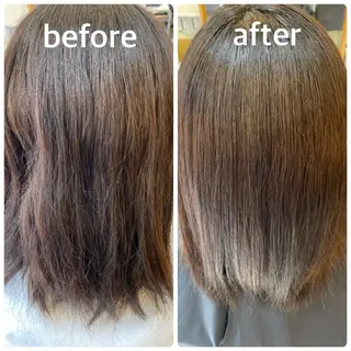 ミディアム カラー エイトウメダ 店長　稲尾友則のヘアスタイル