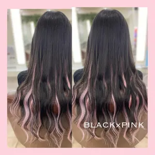 ロング カラー ヘアアレンジ 🦋 SHION 🦋のヘアスタイル