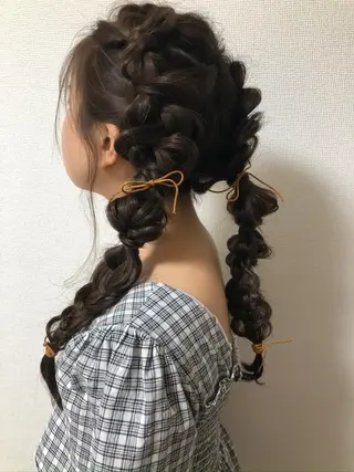 ロング ヘアアレンジ 奥山 沙季(大井町)のヘアスタイル