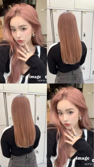 ロング カラー Ouka/Wカラー/ 大人艶カラーのヘアスタイル