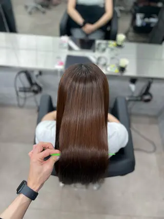 ロング 🦄髪質改善トリー トメント🦄イリスのヘアスタイル