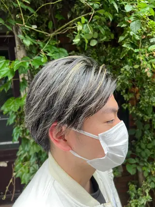 ショート カラー メンズ FLOW所属・Shouei  のヘアスタイル