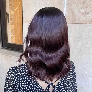 ミディアム カラー ミヤザキ タクトのヘアスタイル