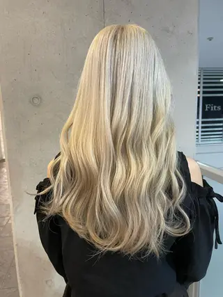 ロング カラー 髪質改善/縮毛矯正 ツヤ髪🩷さつきのヘアスタイル