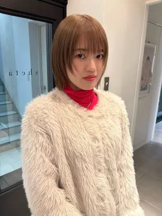 ショート カラー riria/ショート /ブラウンカラー🎀のヘアスタイル