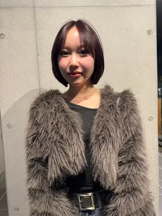 セミロング だいち/ハイトーン/ デザインカラーのヘアスタイル